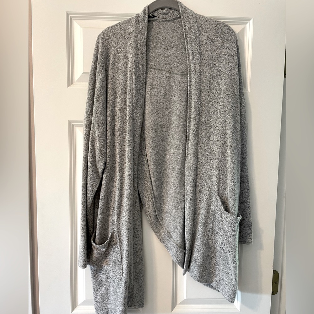 American Eagle Soft Split Back Long Cardigan - image 1